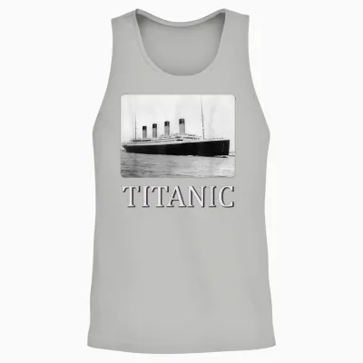 Titanic 1912 Vintage Titanic Expert Titanic Jungen Mädchen Unisex Tank Top - Ash