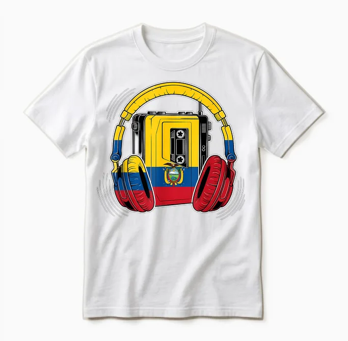 Drapeau De L'équateur Racines équatoriennes Unisex T-Shirt in White