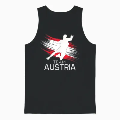 Handball österreich Trikot Handballspieler Handballspiel Unisex Tank Top - Black