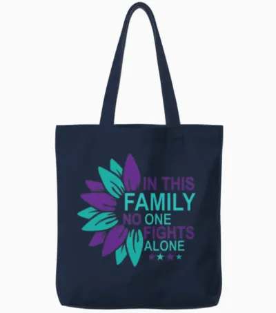 Suicide Prevention Tote Bags - Navy