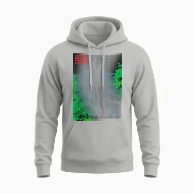 Muse Showbiz Glow T-Shirt, Grey, S Unisex Hoodie - Ash