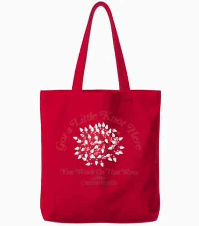 National Lampoon's Christmas Vacation Little Knot Tote Bags - Red