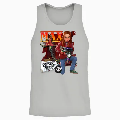 Stranger Things Tales from '85 Max Unisex Tank Top - Ash