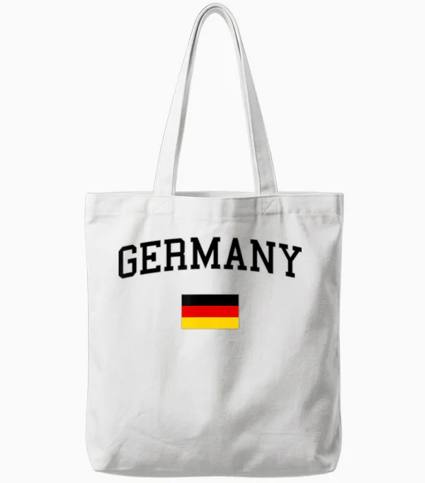 Deutschlandflagge Herren Damen Kinder Deutschland Tote Bags in White
