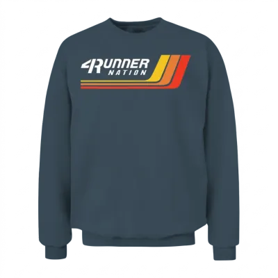4runner Nation Vintage Racing Stripes Christmas Pr Unisex Sweatshirt - Dark Heather