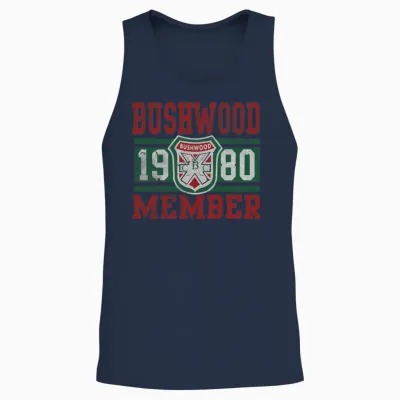 Retro Bushwood 1980 Member Unisex Tank Top - Navy