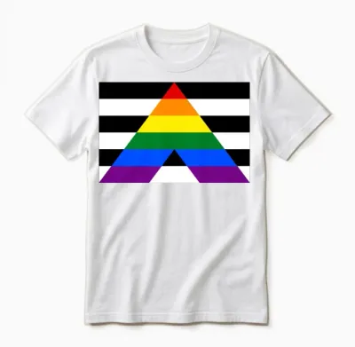 Straight Ally Unisex T-Shirt - White