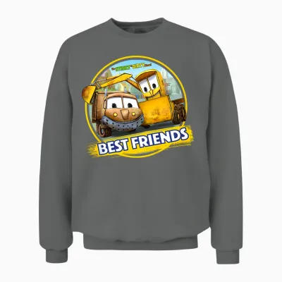 The Stinky and Dirty Show - Best Friends Unisex Sweatshirt - Graphite Heather
