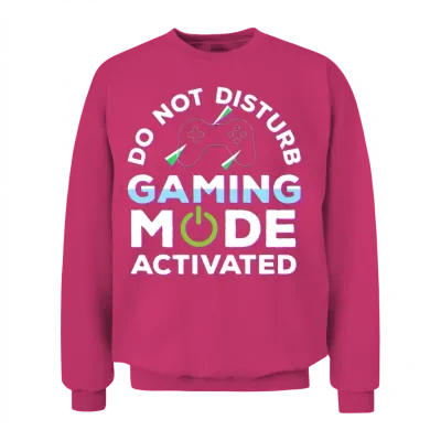 Do Not Disrurb by 88street Unisex Sweatshirt - Heliconia