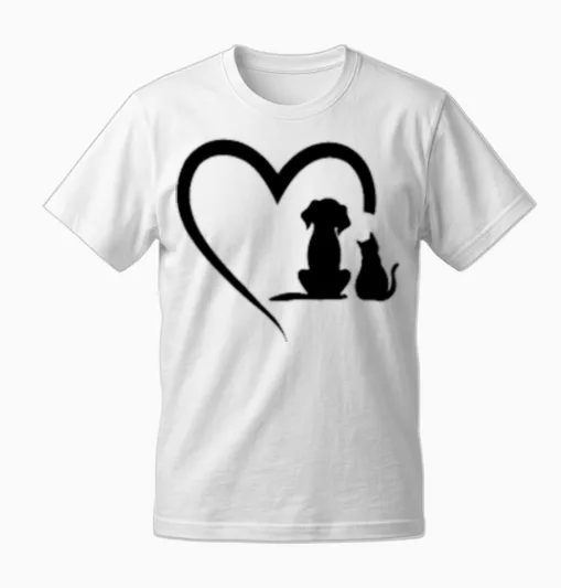 Dog Puppy Dog Cat Heart Dog Lover - Cat & Dog