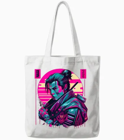 Samouraï Tote Bags - White