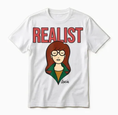 Daria the Realist Unisex T-Shirt - White