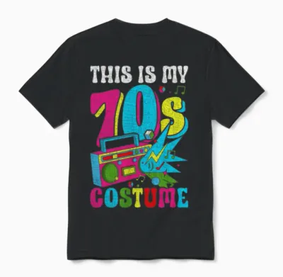Hippie Retro Vaporwave Unisex T-Shirt - Black
