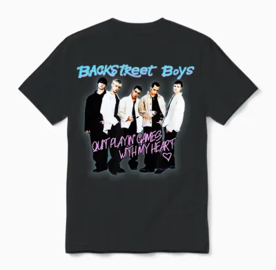 Backstreet Boys – Quit Playing Games Watercolor Unisex T-Shirt - Black