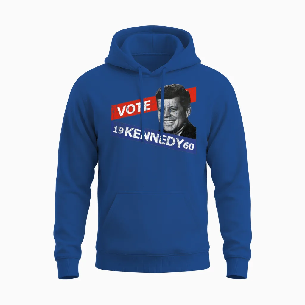 Jfk Kennedy Retro Unisex Hoodie in Royal