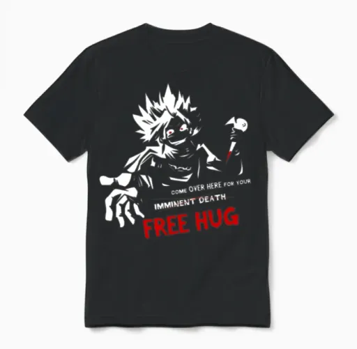 Best Design Melvin Free Hug Unisex T-Shirt in Black