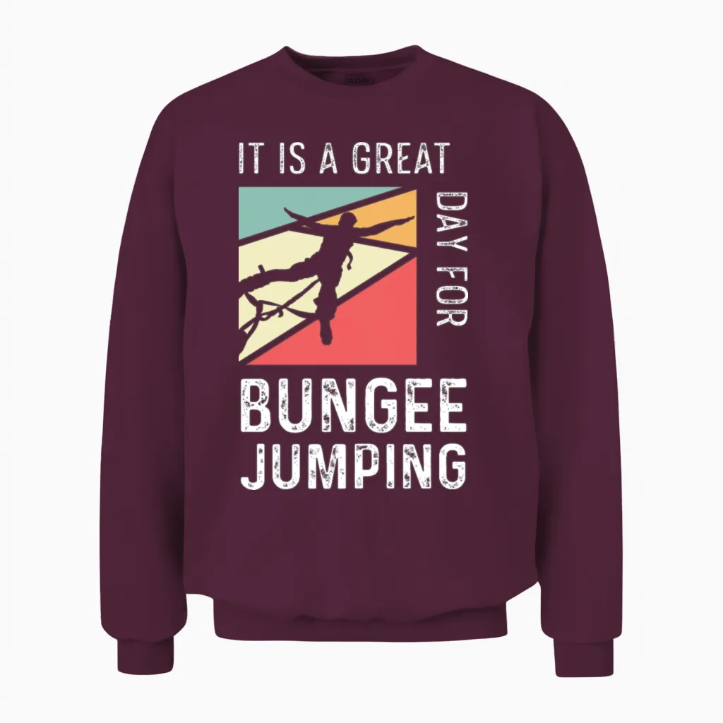 A Great Day Hobbyist Gift Unisex Sweatshirt in Maroon
