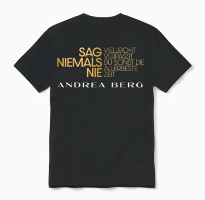 Sag Niemals Nie 2 Unisex T-Shirt - Black