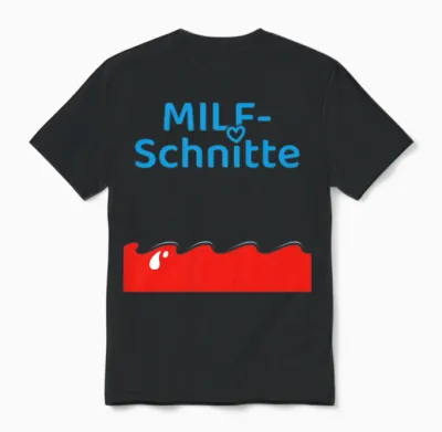 Lustiges Milf-Schnitte T-Shirt Malle Party Urlaub Unisex T-Shirt - Black