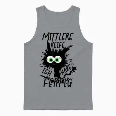 Mittlere Reife Ich Habe Fertig 2026 Mittlere Reife Geschafft Unisex Tank Top - Sport Grey