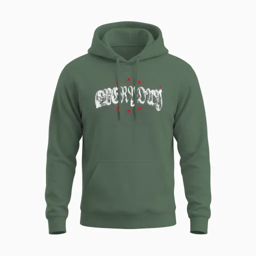 La Fouine Cdcr Exclusive Unisex Hoodie - Military Green