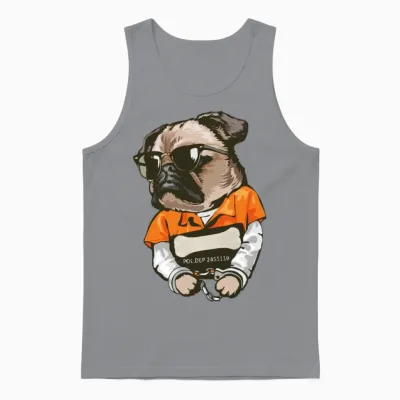 Prison Dog Imma Bad Dog... Unisex Tank Top - Sport Grey