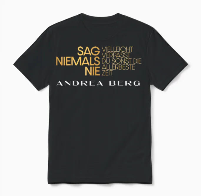 Sag Niemals Nie 2 Unisex T-Shirt in Black