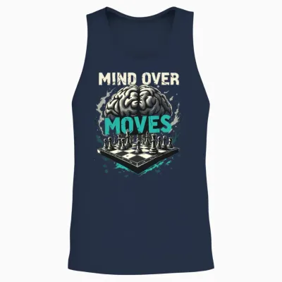Chess Tacticians Strategy Masters Tactical Unisex Tank Top - Navy