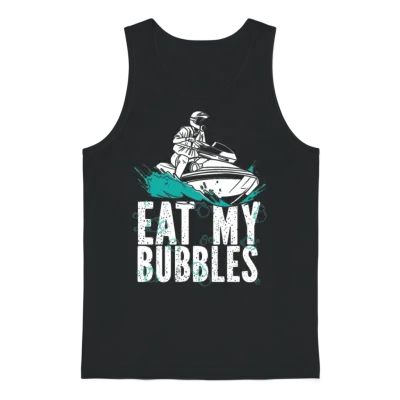 Jet Ski Unisex Tank Top - Black