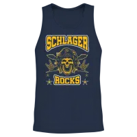 Folk Music Party Festival Outfit German Hits Unisex Tank Top - Navy – 2