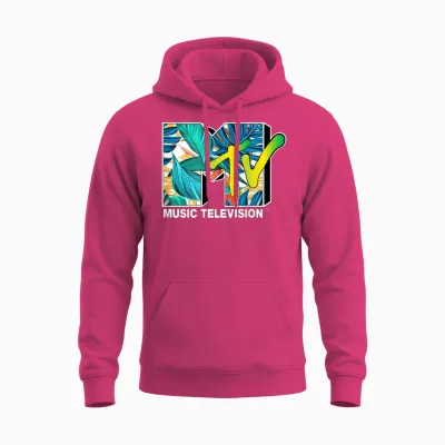 Mademark X Mtv - Mtv Cool Tropical Plants Unisex Hoodie - Heliconia