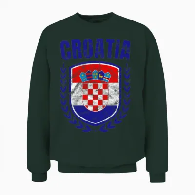 Croatia Unisex Sweatshirt - Forest
