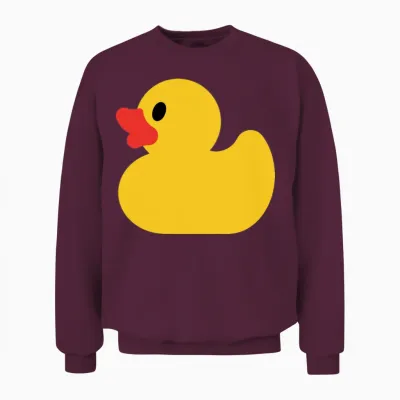 Rubber Duck Unisex Sweatshirt - Maroon