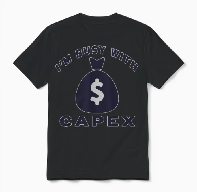 I M Busy with Capex Unisex T-Shirt in Black
