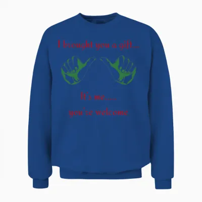 The Gift of Me Retro Unisex Sweatshirt - Royal