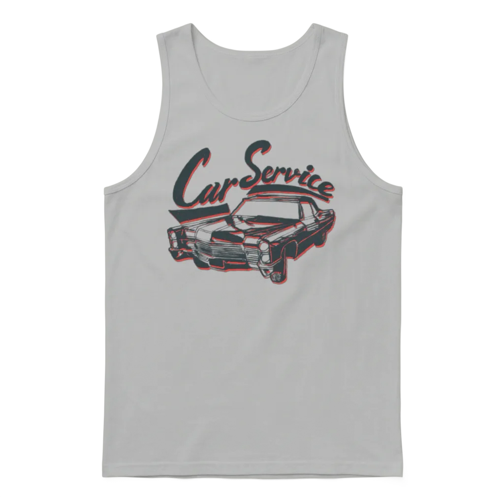 Retro Car Cars & Muscle Unisex Tank Top - Ash