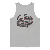Retro Car Cars & Muscle Unisex Tank Top - Ash – 1