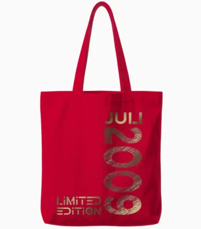 Limited Edition Juli 2009 Junge Mädchen 17. Geburtstag Tote Bags - Red