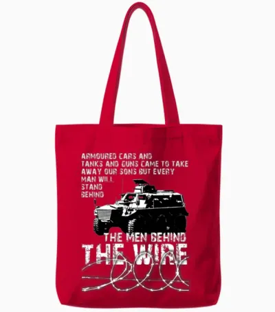 Internment Without Trial Ireland 1971 Tote Bags - Red