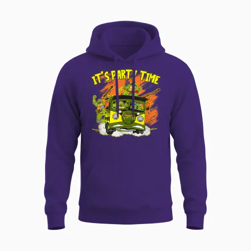 It's Party Time Unisex Hoodie - Purple