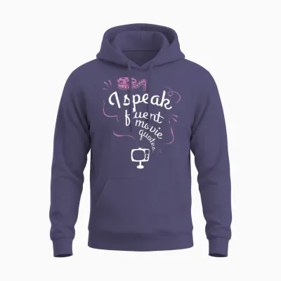 Movie Quotes Movie Fans Unisex Hoodie - Heather Sport Dark Navy