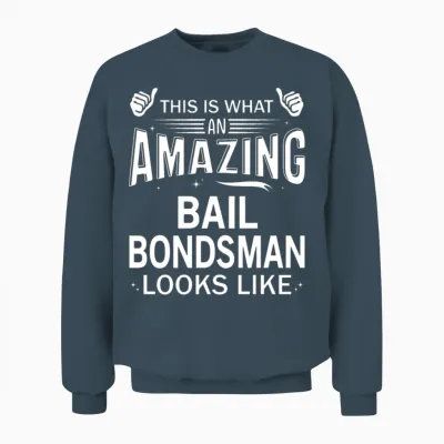 Amazing Bail Bondsman Unisex Sweatshirt - Dark Heather
