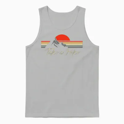 Hiking Apparel Outdoor Backpacking Camping Hiking Unisex Tank Top - Ash