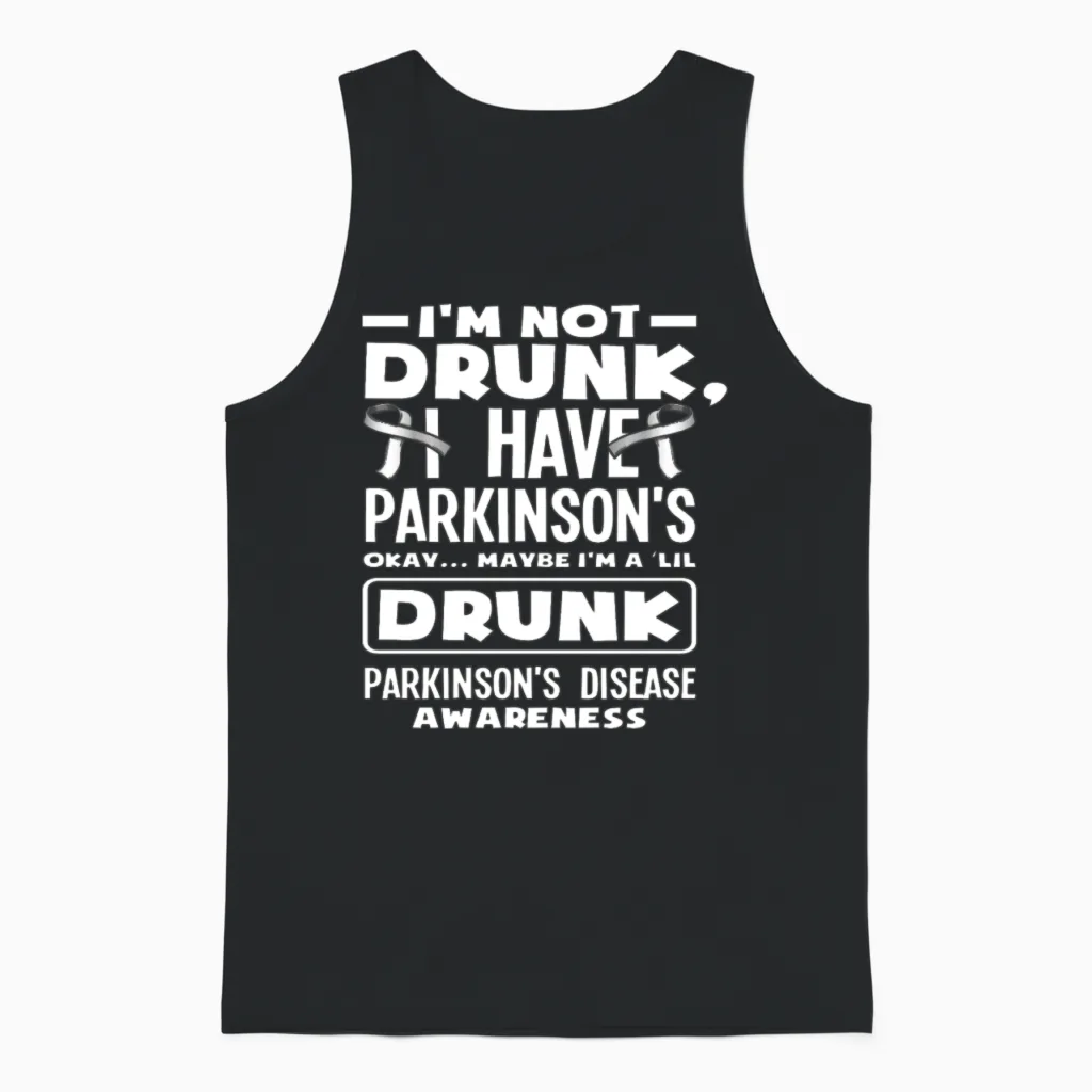 Parkinsons Disease Parkinson's Awareness Unisex Tank Top in Black