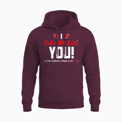 Biochemist Biochemistry Science Teacher Student Fu Unisex Hoodie - Maroon