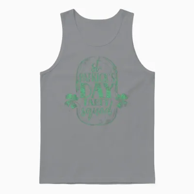 St Patrick's Day Party Squad Green Birthday St Patricks Day Unisex Tank Top - Sport Grey