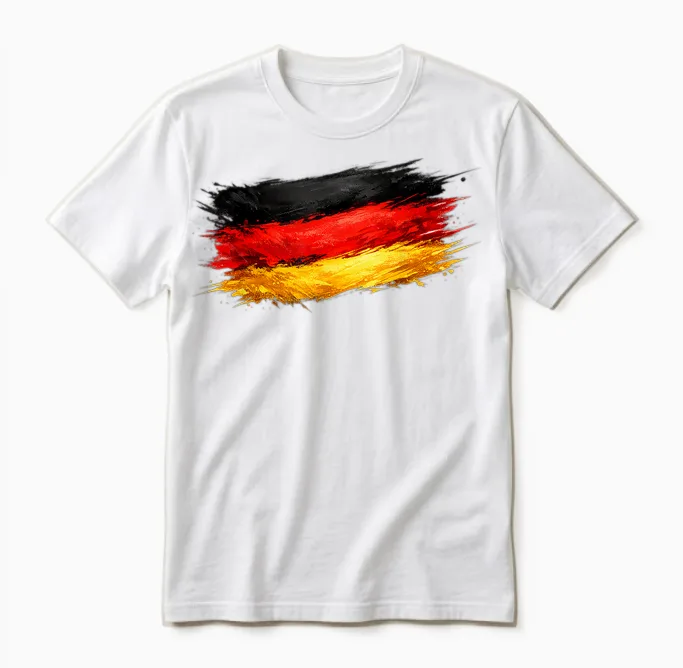Fußball - Deutschland Fan Unisex T-Shirt in White