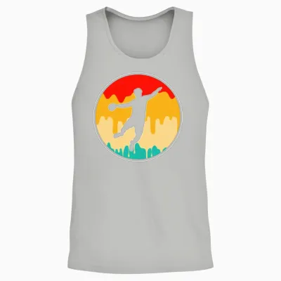 Handball Retro Unisex Tank Top - Ash