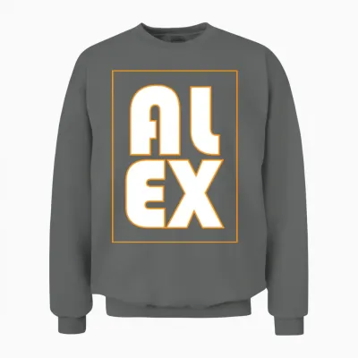 Alex Retro Unisex Sweatshirt - Graphite Heather