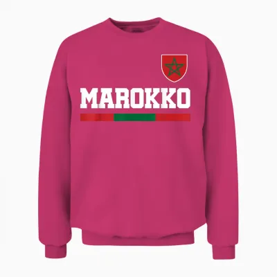 Marokko Geschenk Flagge Morocco Marokkaner Berber Nafri Unisex Sweatshirt - Heliconia